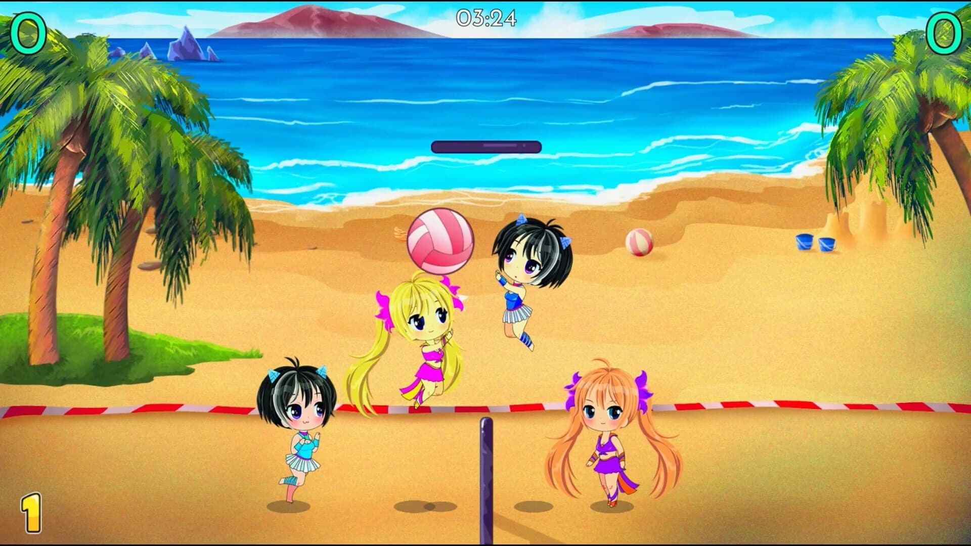Chibi Volleyball screenshot 2
