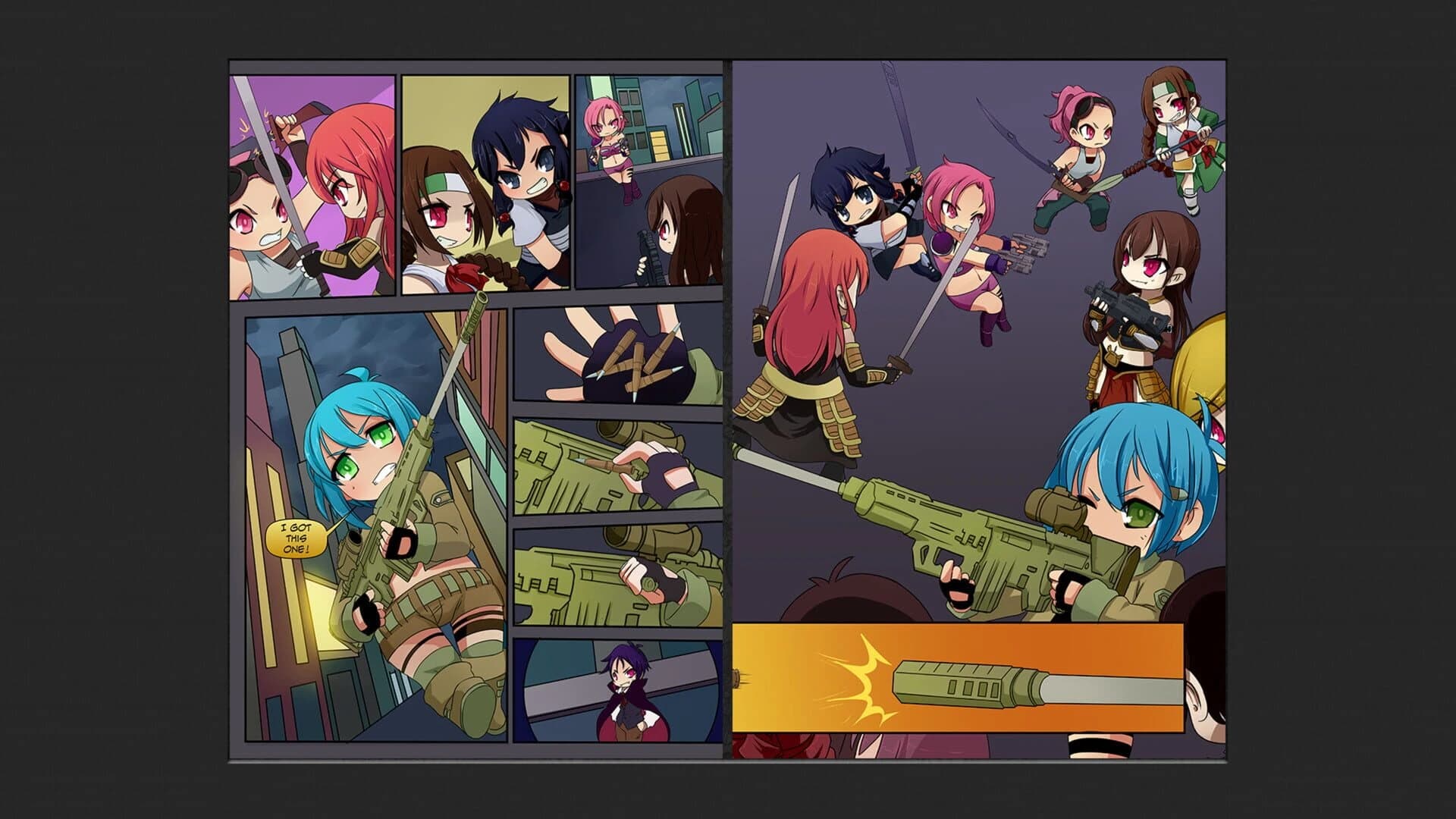 Chibi Wars Kinetic Novel screenshot 4