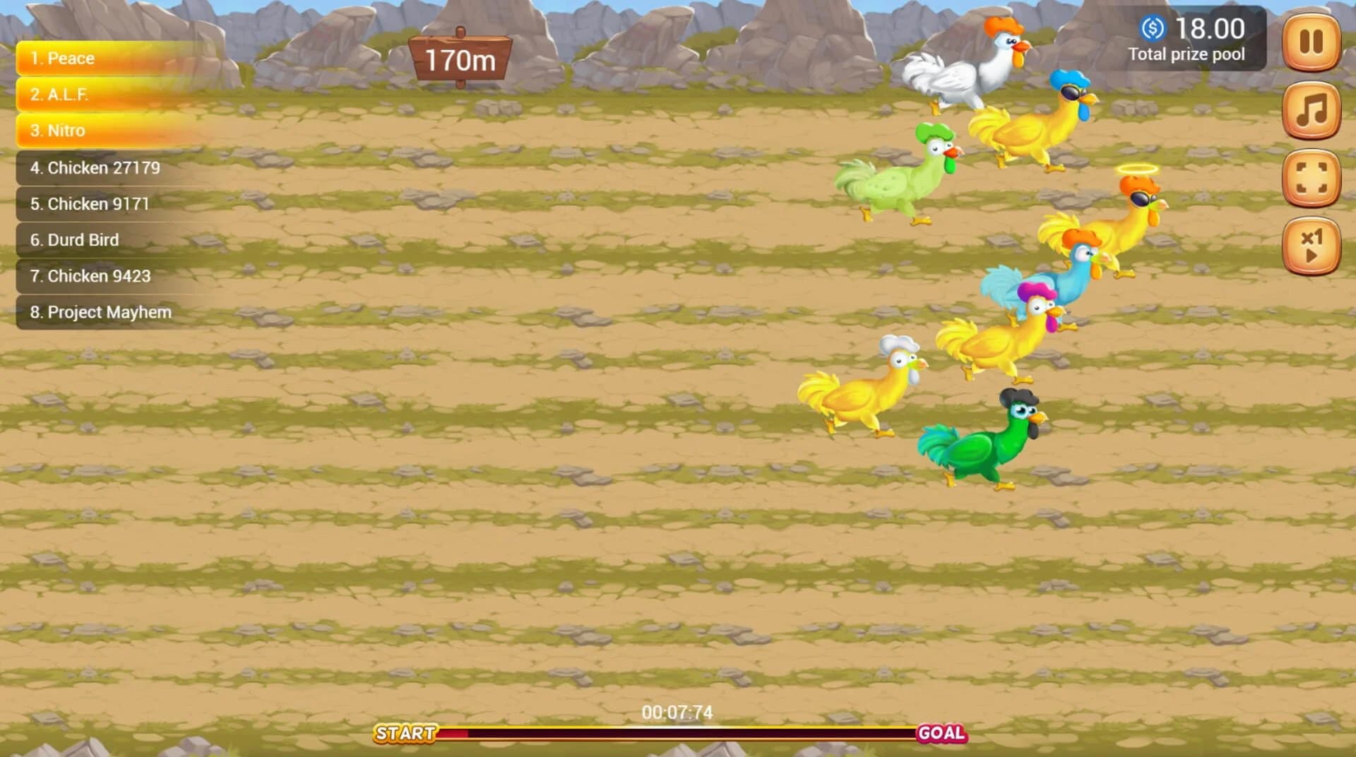 Chicken Derby screenshot 4