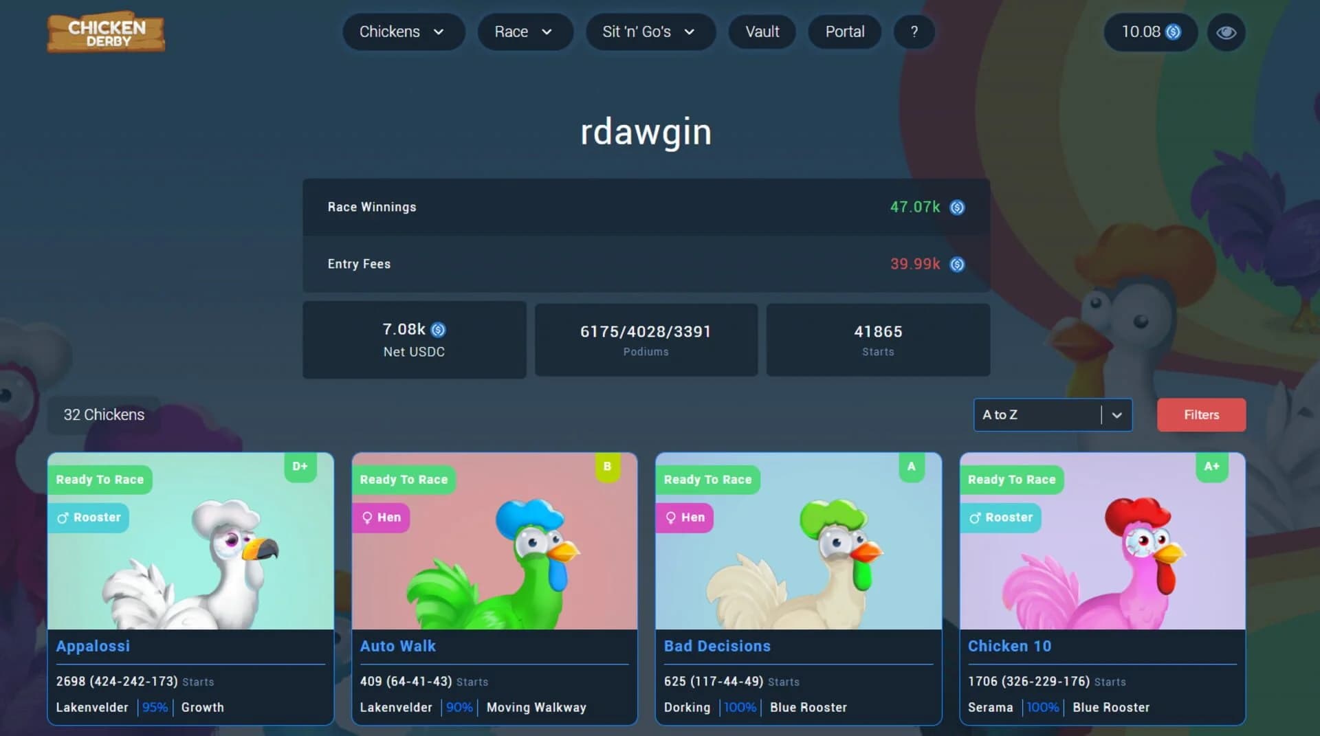 Chicken Derby screenshot 3