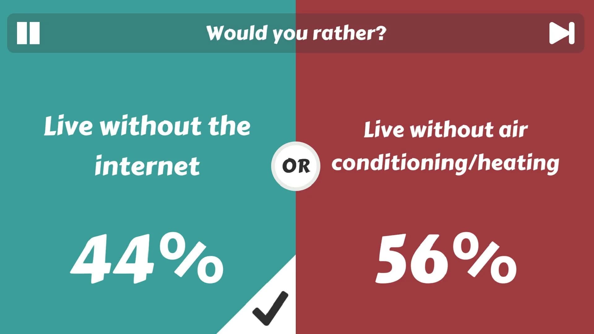 Choice Clash: What Would You Rather? screenshot 5