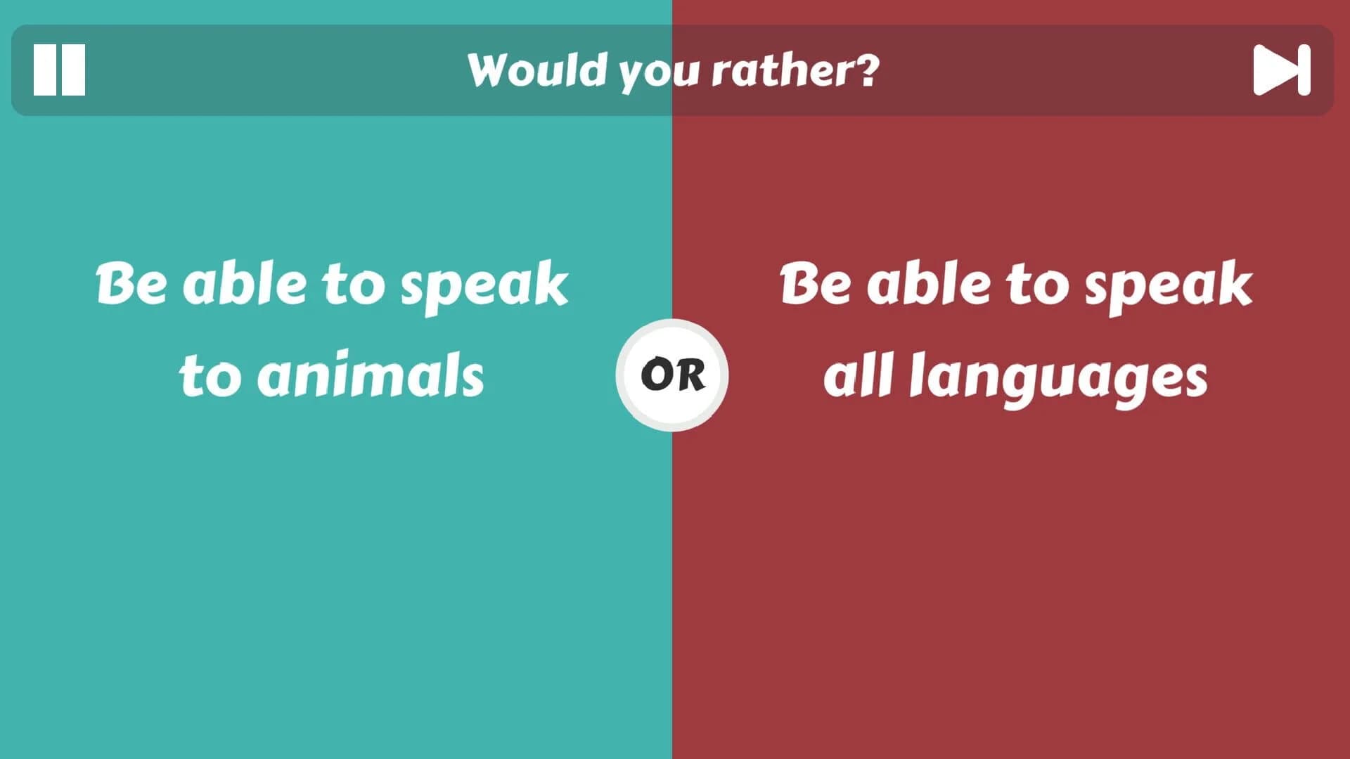 Choice Clash: What Would You Rather? screenshot 2