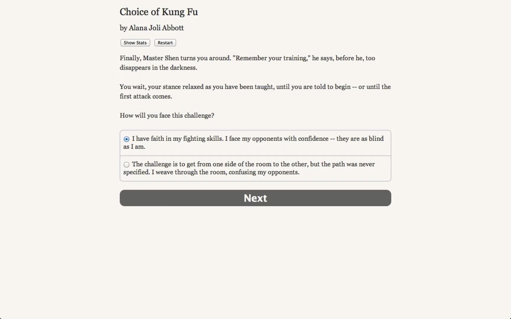 Choice of Kung Fu screenshot 4