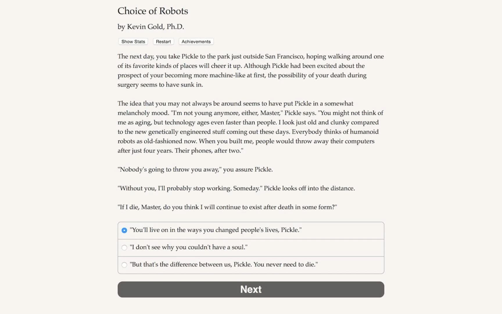 Choice of Robots screenshot 4
