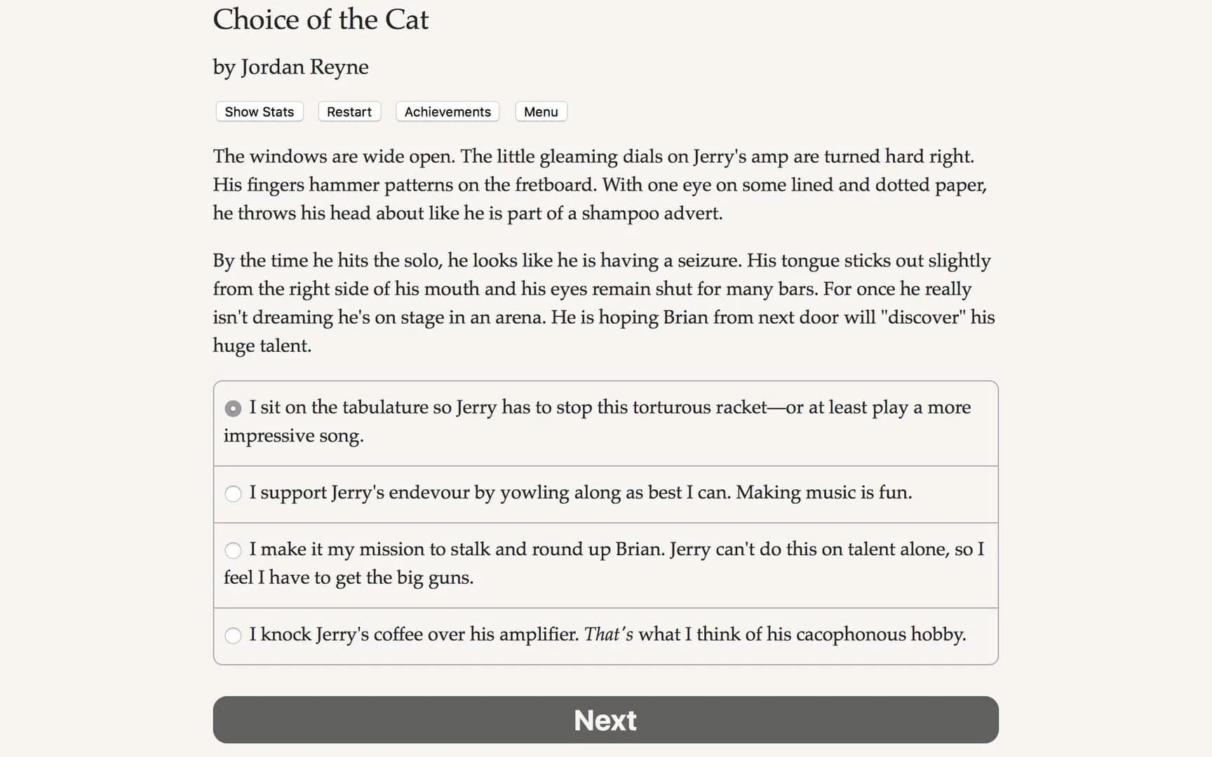 Choice of the Cat screenshot 2
