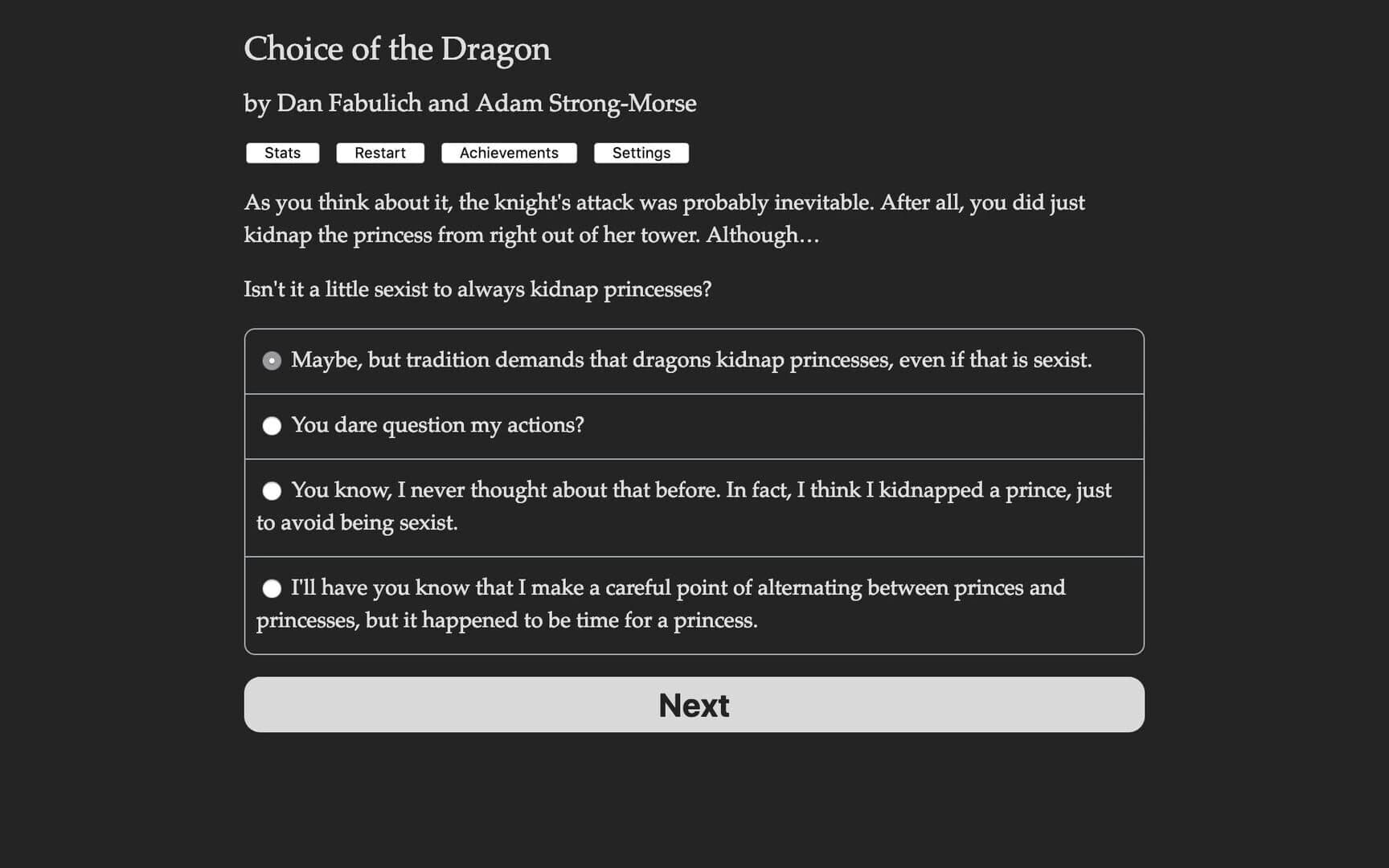 Choice of the Dragon screenshot 2