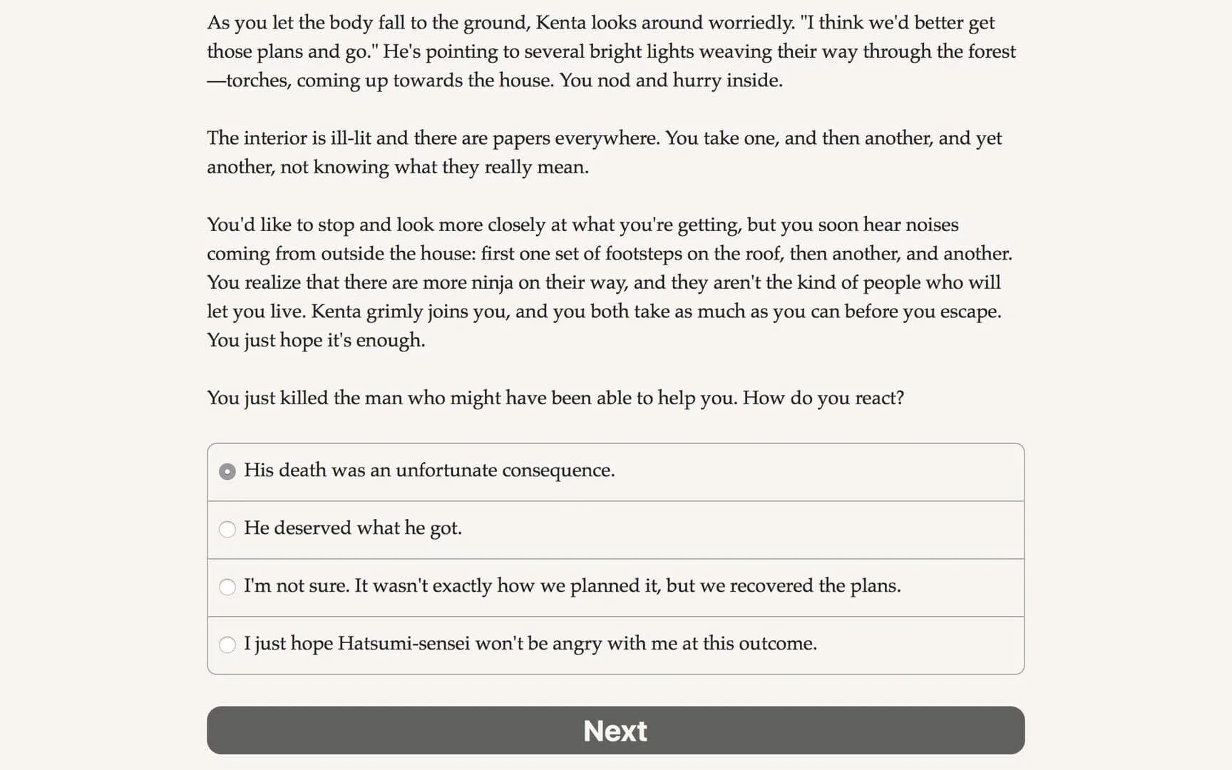 Choice of the Ninja screenshot 3