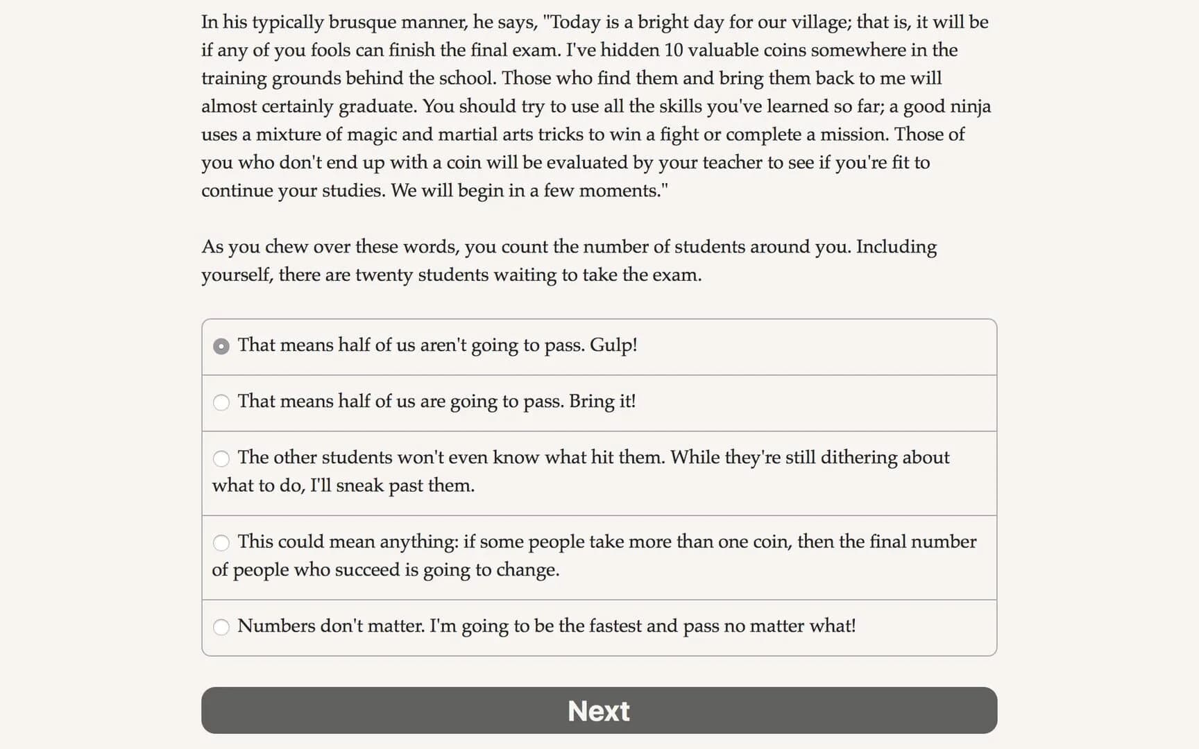 Choice of the Ninja screenshot 2