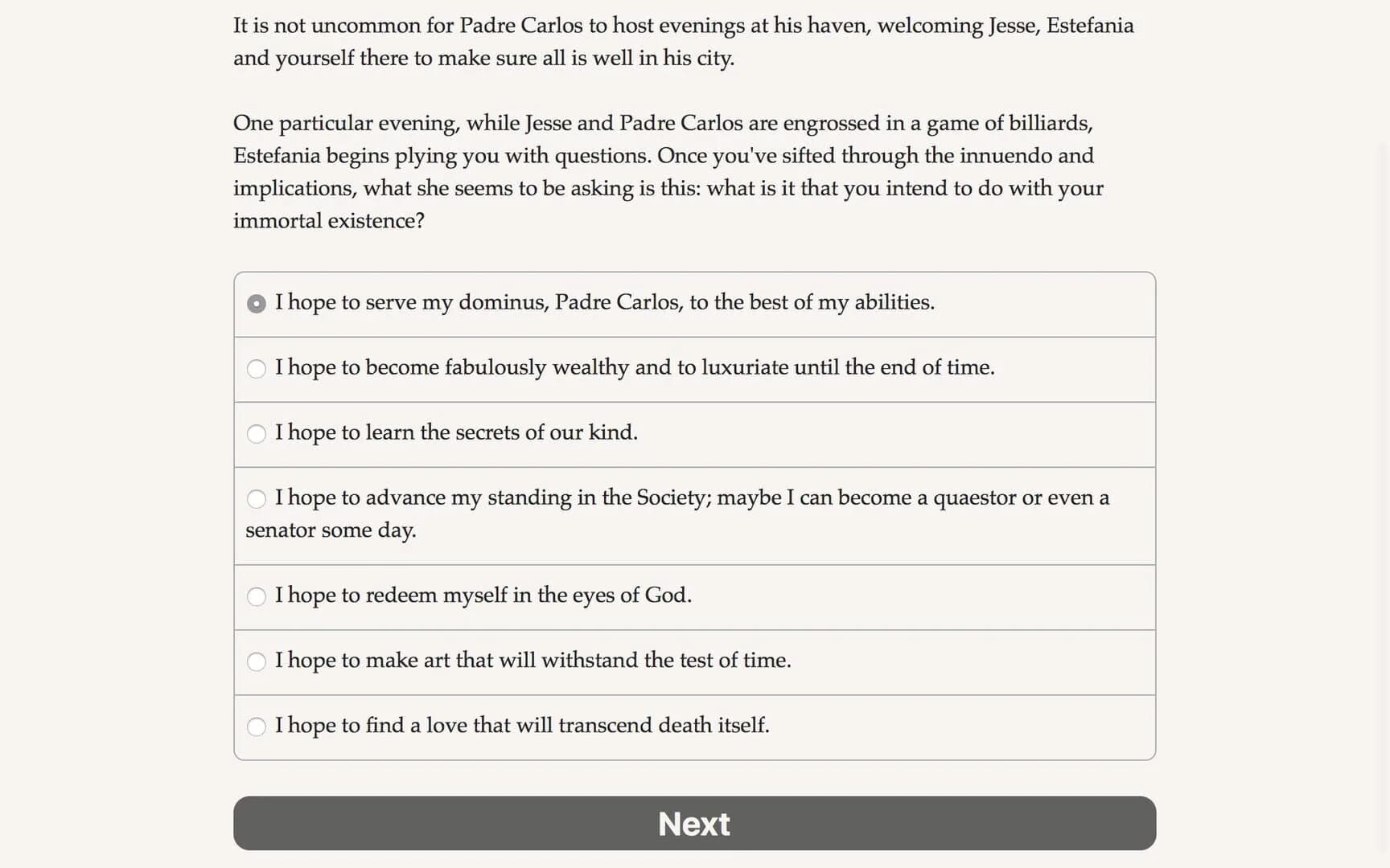 Choice of the Vampire screenshot 3