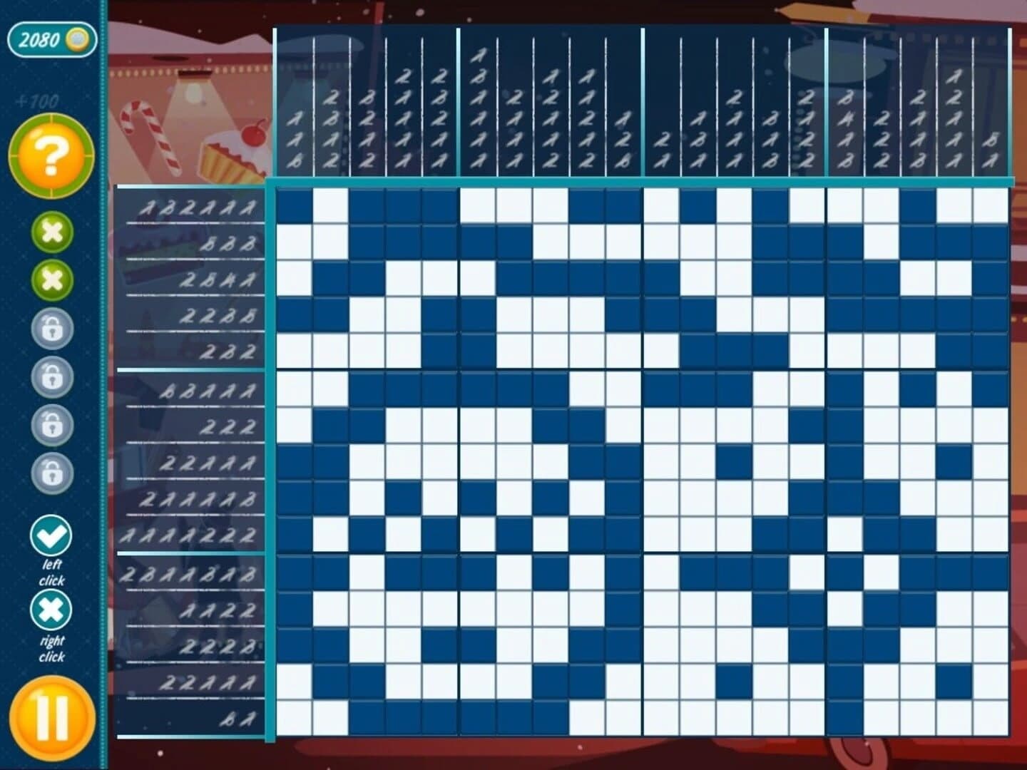 Christmas Griddlers: Journey to Santa screenshot 4