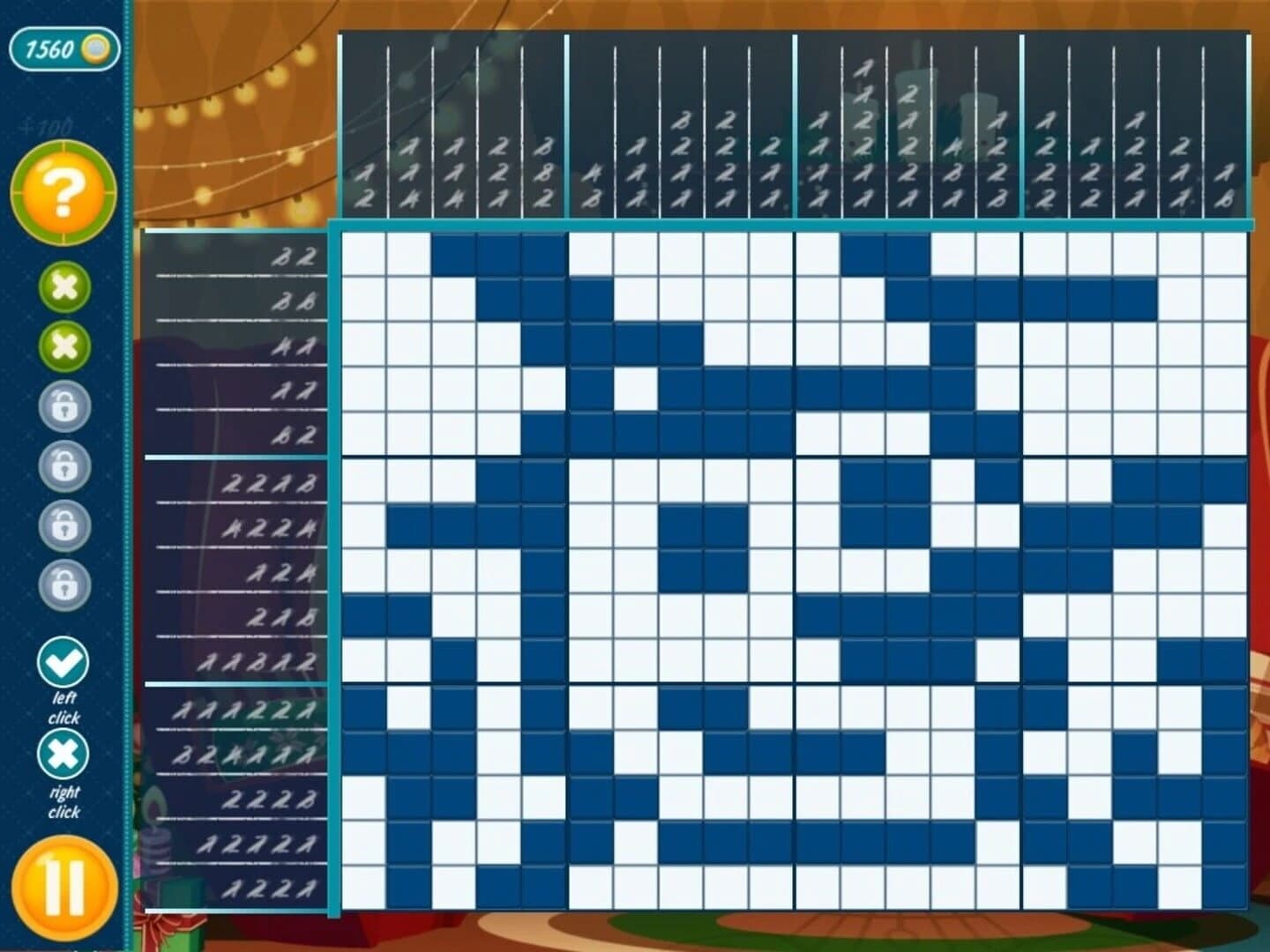 Christmas Griddlers: Journey to Santa screenshot 5