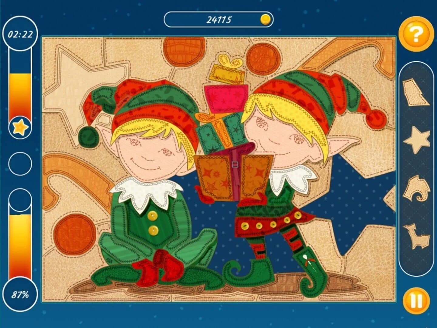 Christmas Mosaic Puzzle screenshot 2