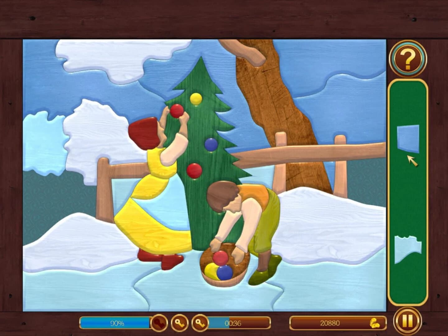 Christmas Patchwork Frozen screenshot 2