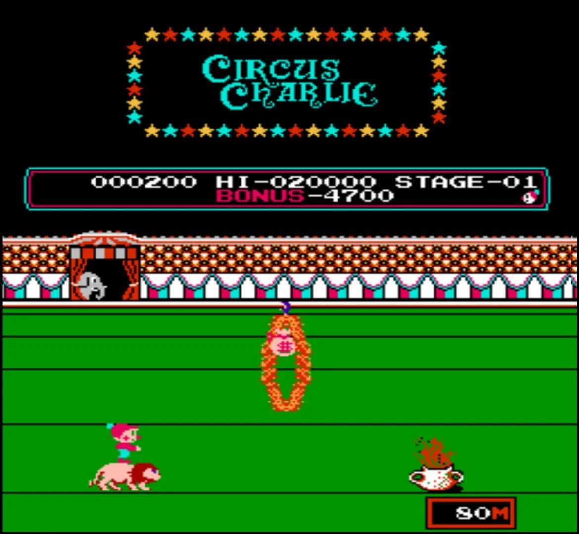 Circus Charlie screenshot 1
