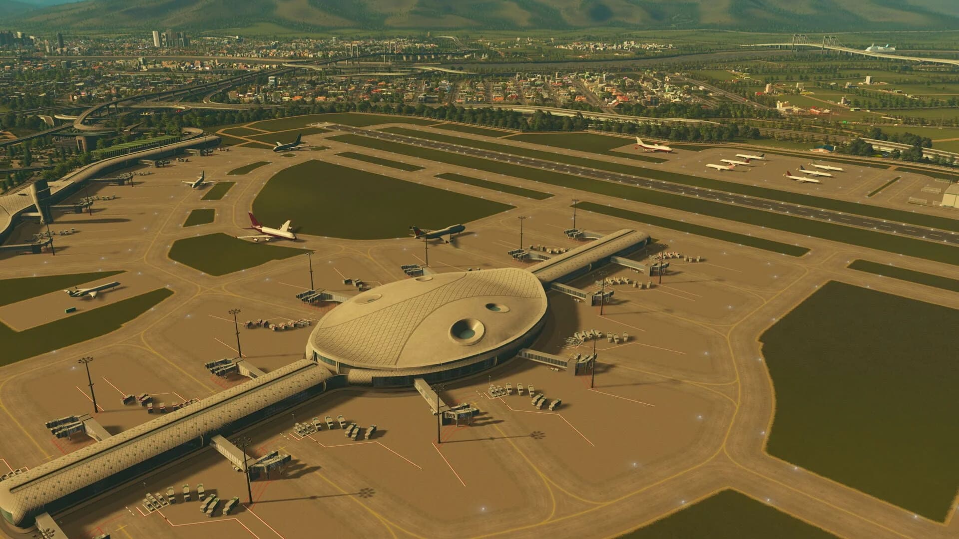 Cities: Skylines - Airports screenshot 1
