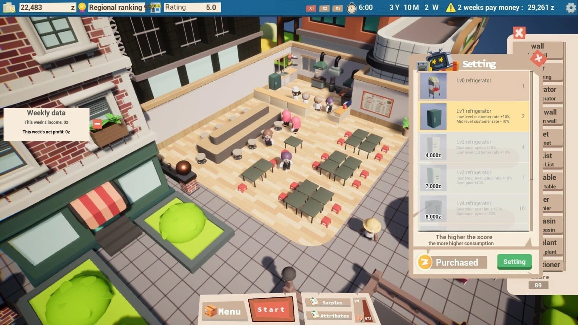 City Noodle Shop Simulator screenshot 4