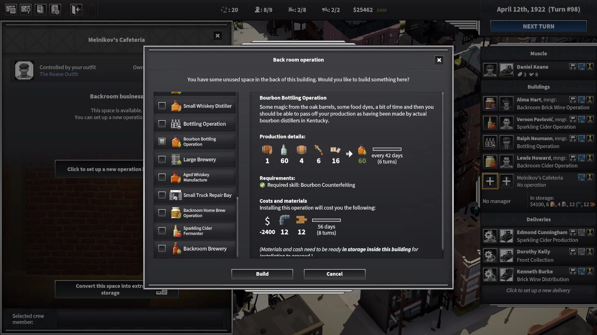 City of Gangsters: Bourbon Bootlegging screenshot 3