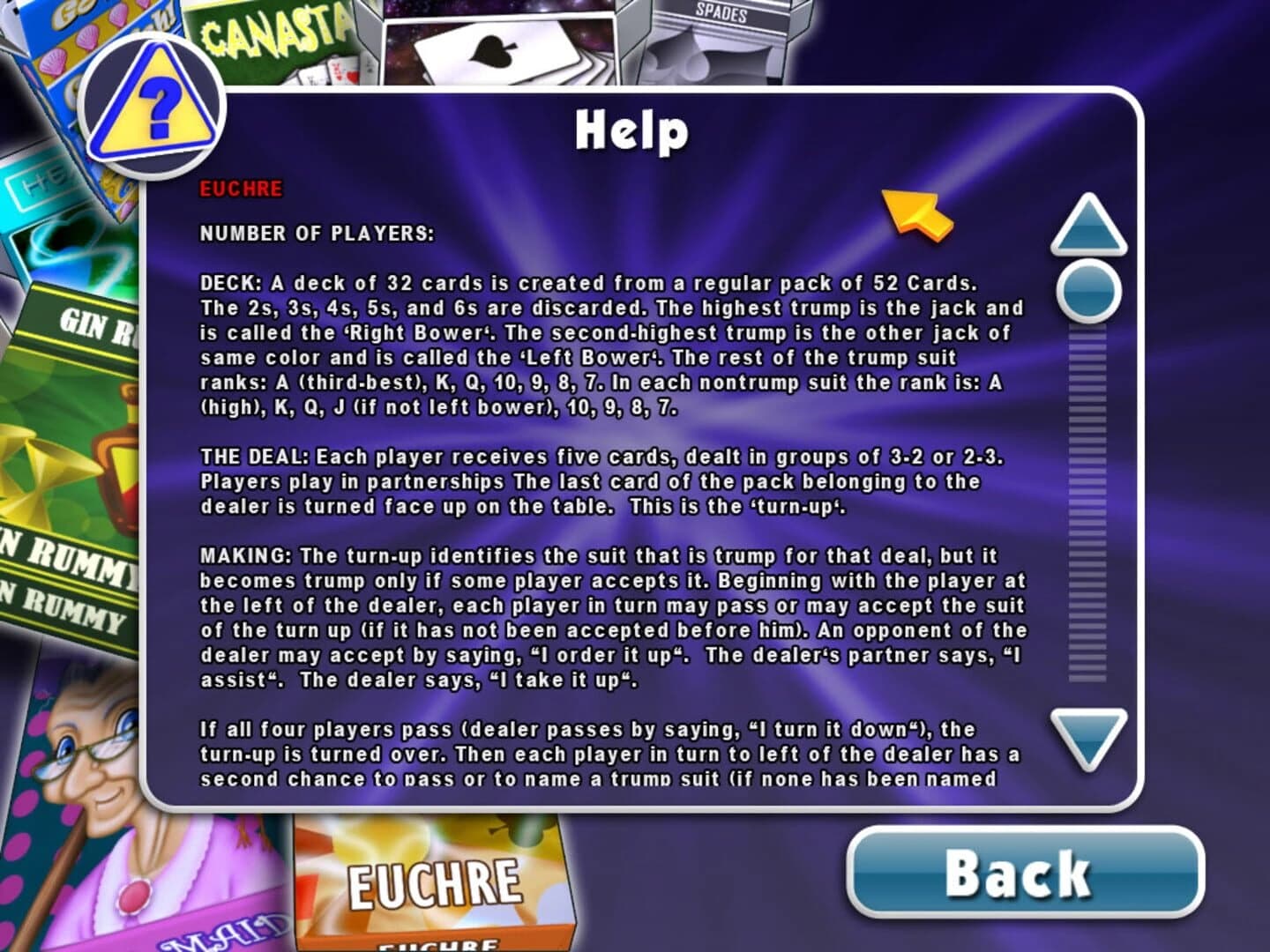 Classic Card Game Euchre screenshot 2