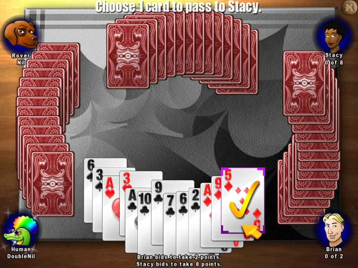 Classic Card Game Spades screenshot 1
