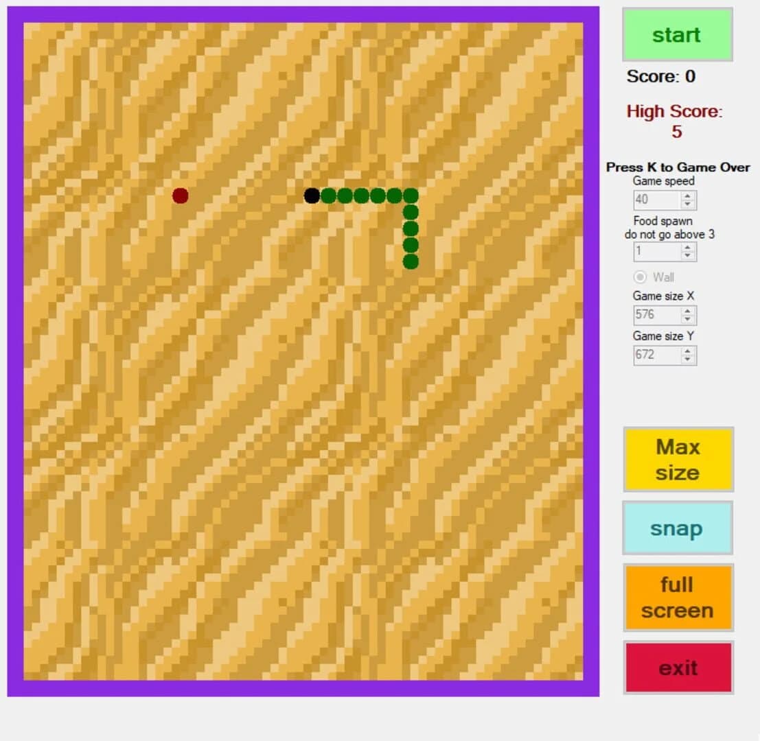 Classic Snake screenshot 2