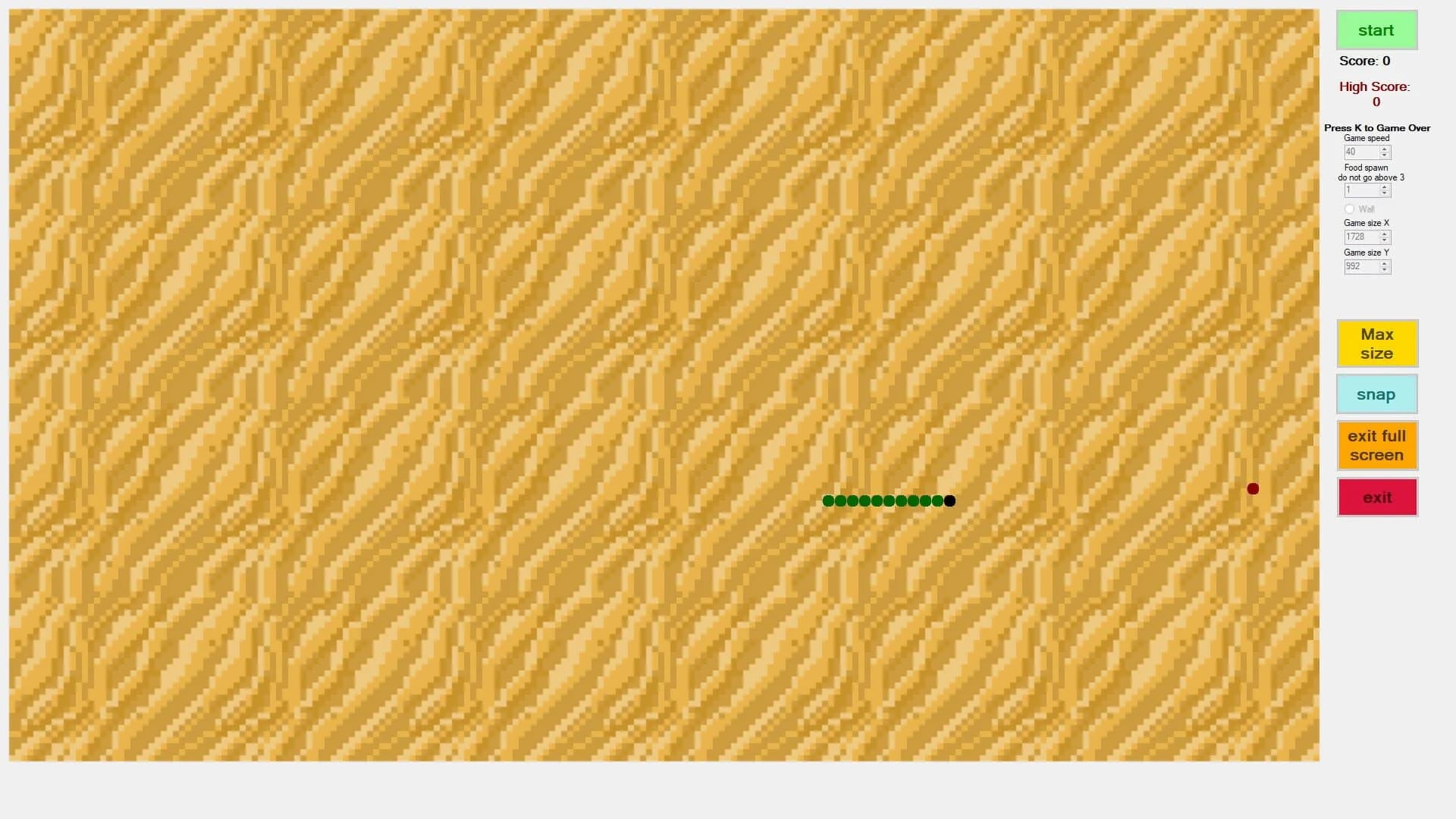 Classic Snake screenshot 3