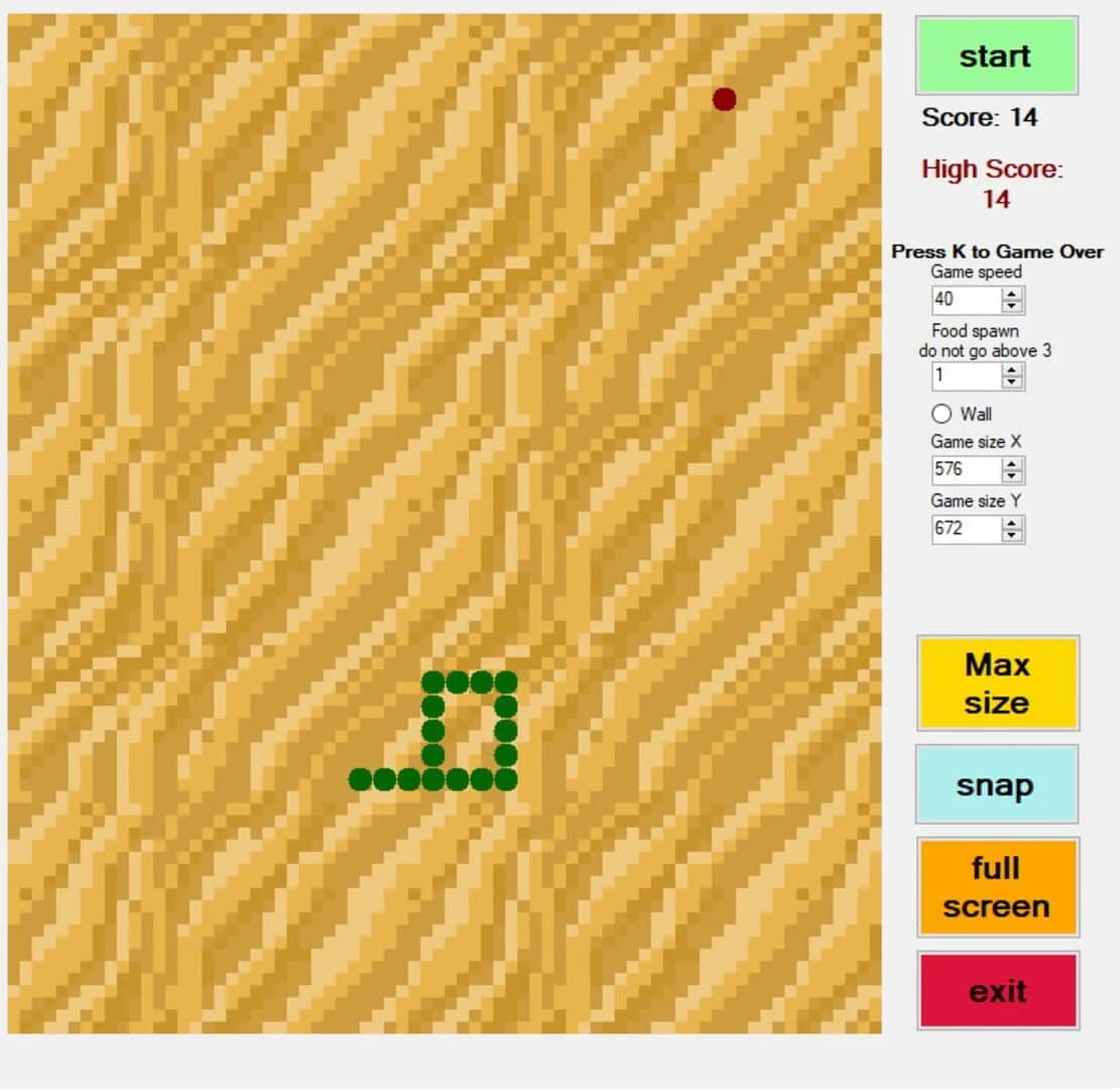 Classic Snake screenshot 5