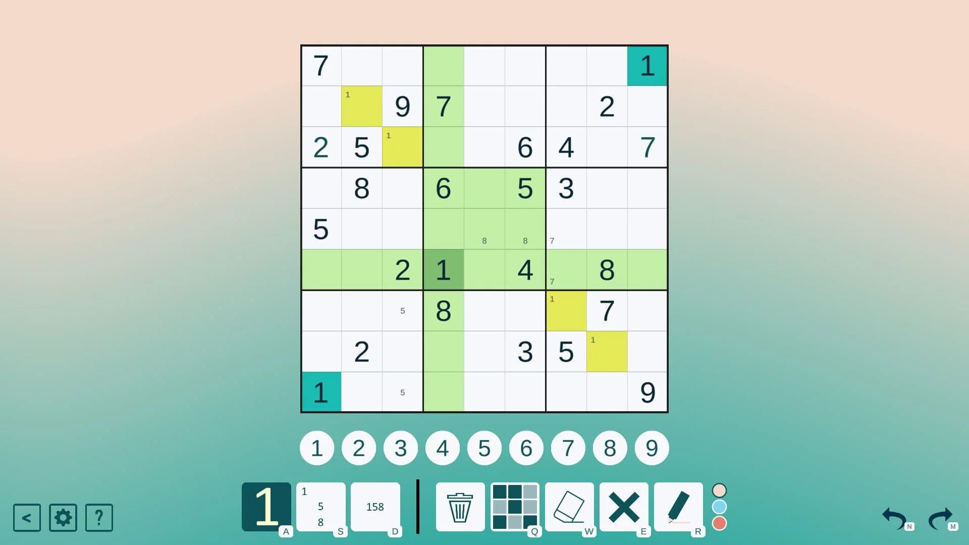 Classic Sudoku screenshot 1