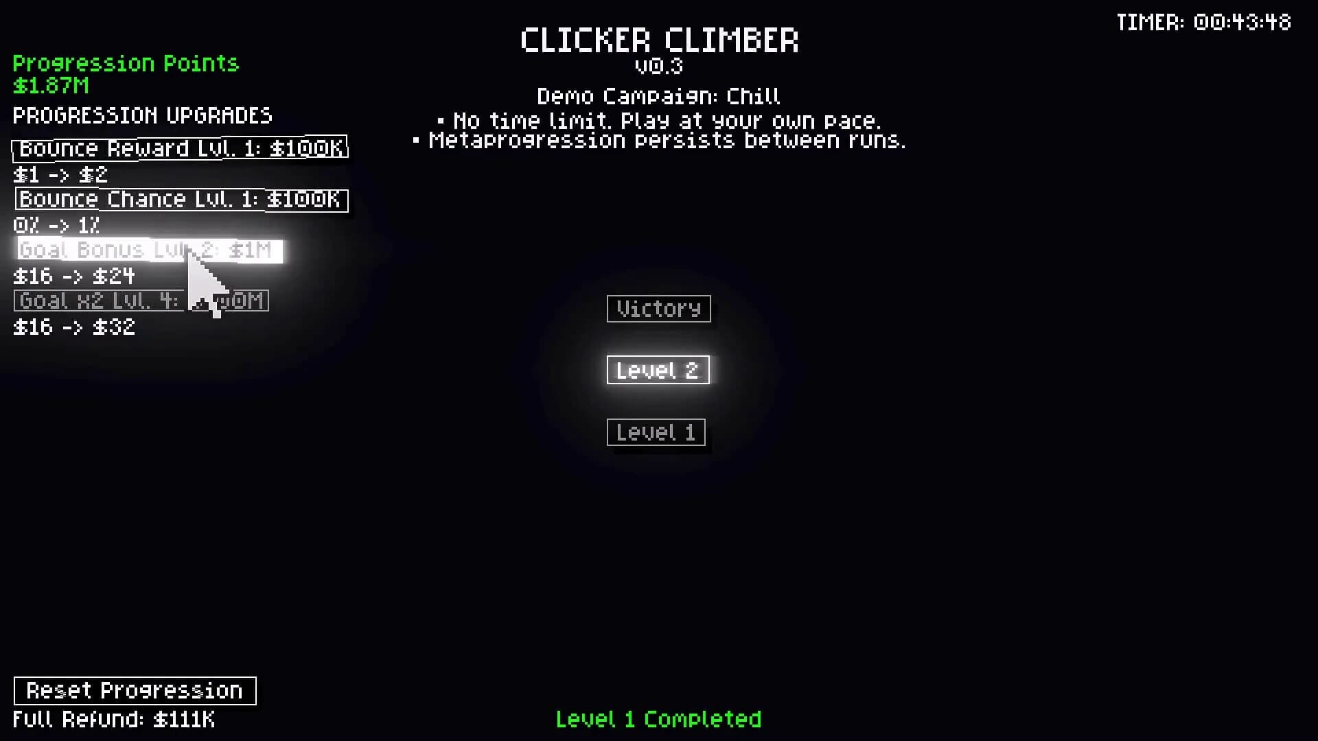 Clicker Climber: Reverse Pachinko screenshot 5