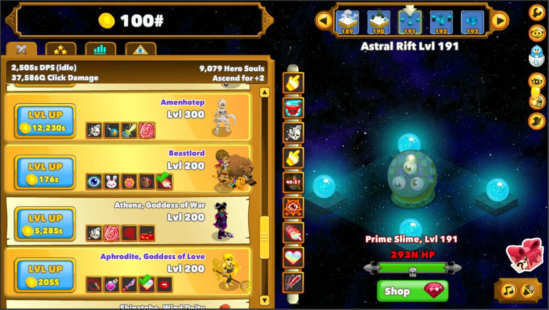 Clicker Heroes screenshot 2