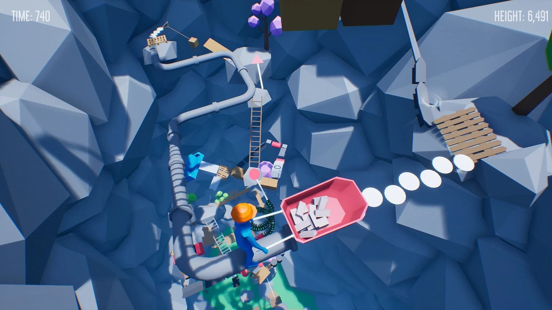Climb With Wheelbarrow screenshot 1