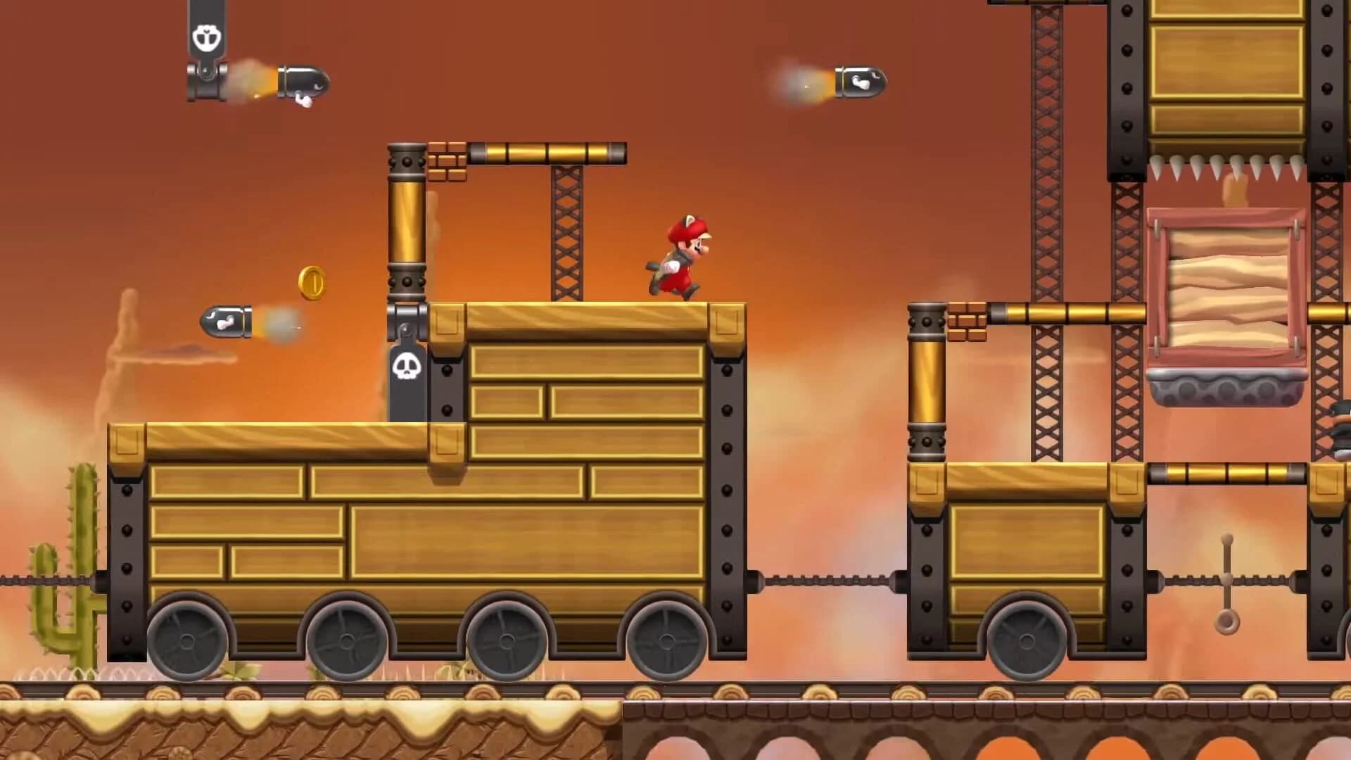 Cloudy Super Mario Bros. U 2 screenshot 2