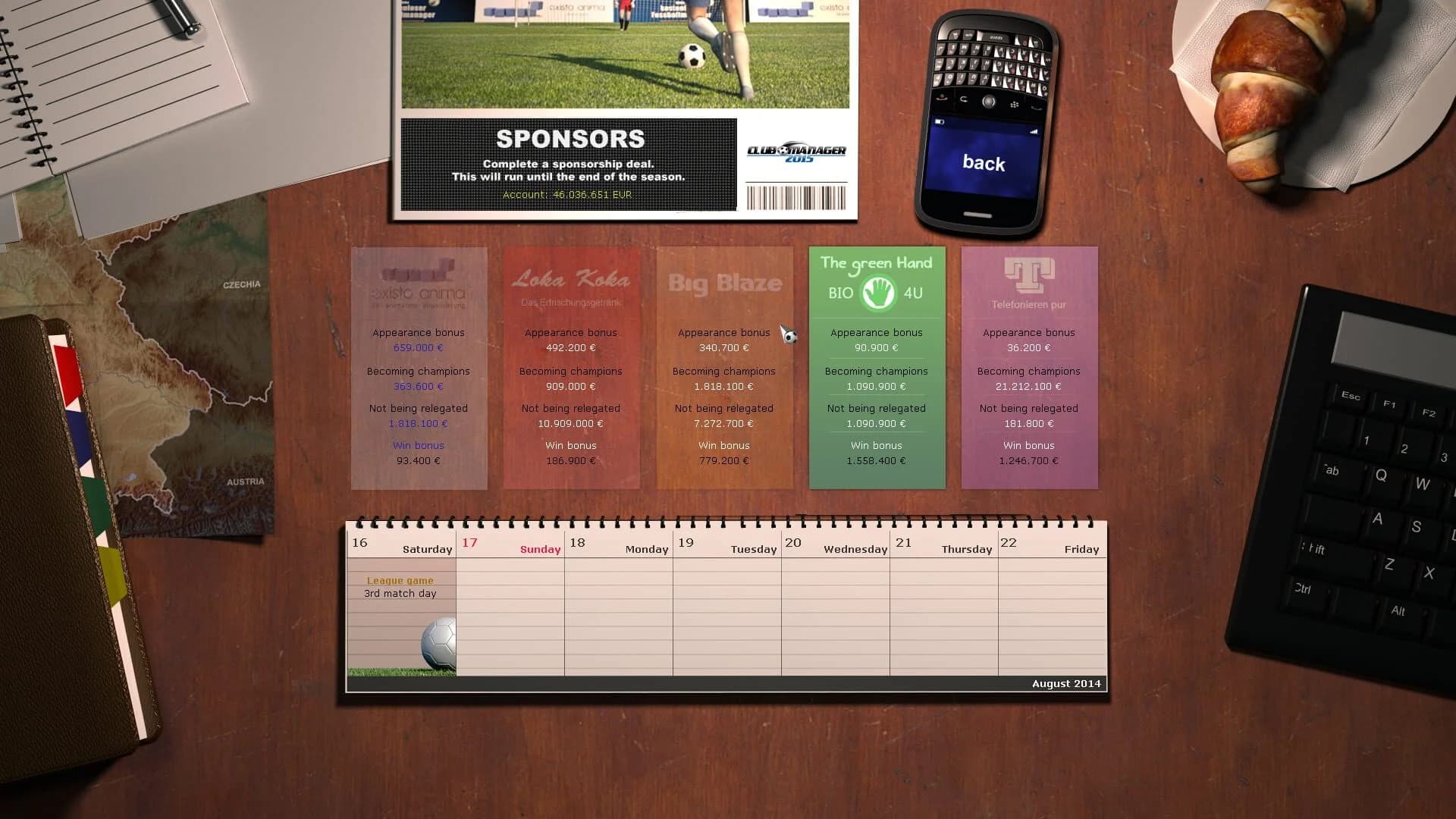 Club Manager 2015 screenshot 3