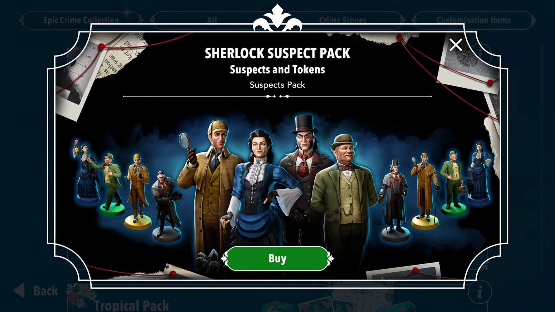 Clue/Cluedo: Sherlock Suspect Pack screenshot 2