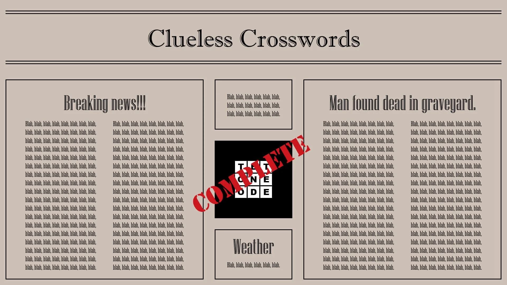 Clueless Crosswords screenshot 5