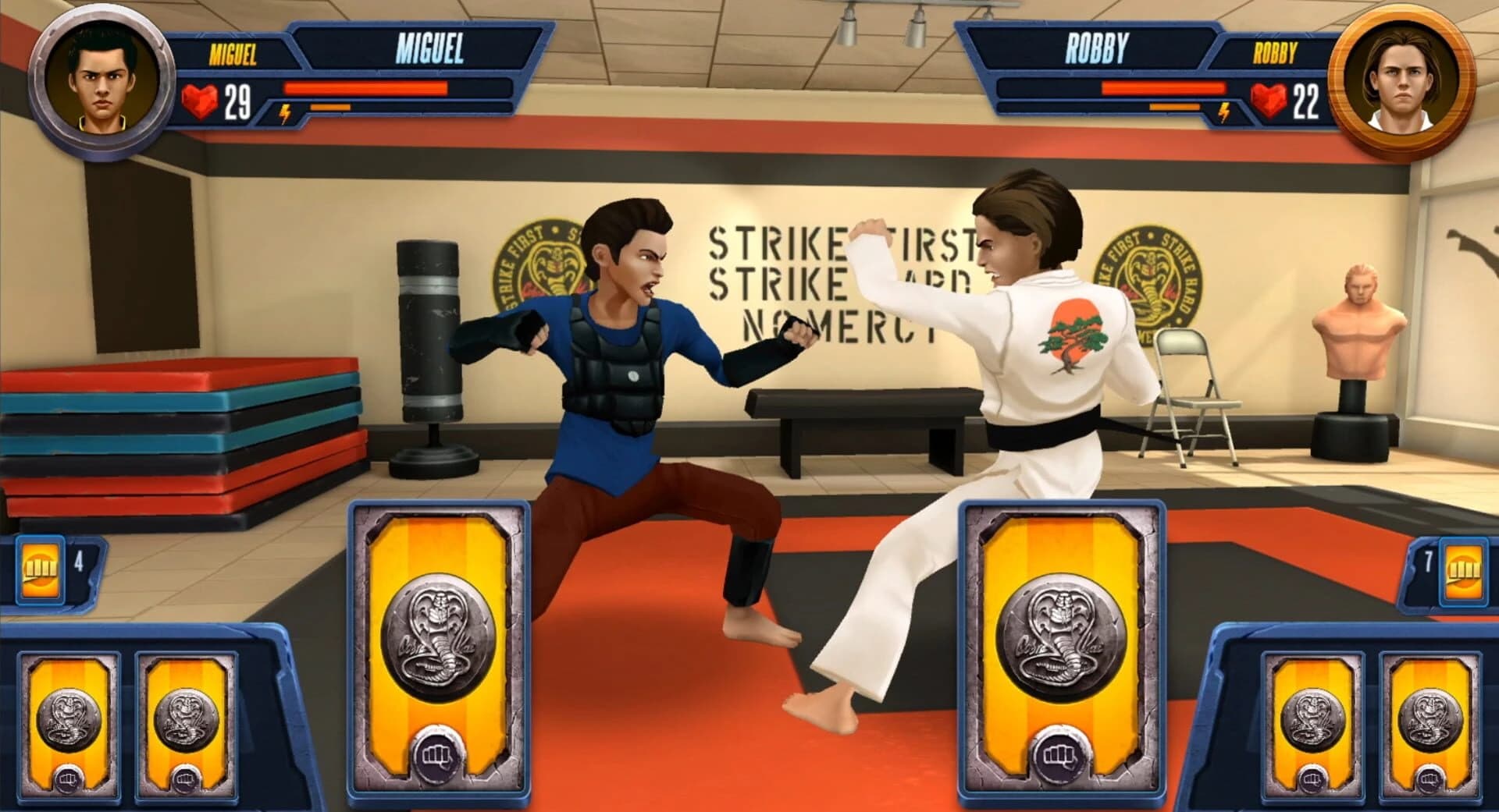 Cobra Kai: Card Fighter screenshot 1