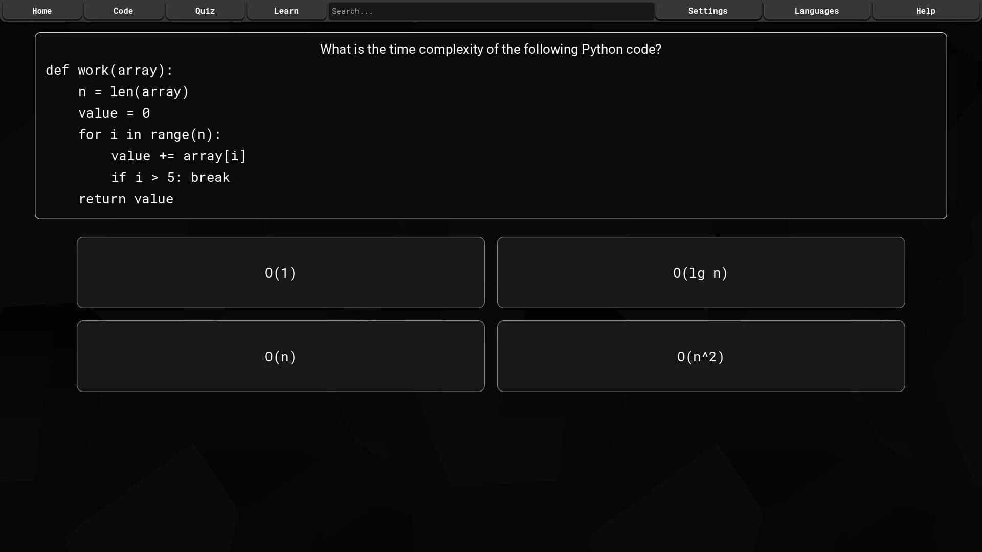 Code Trainer screenshot 2