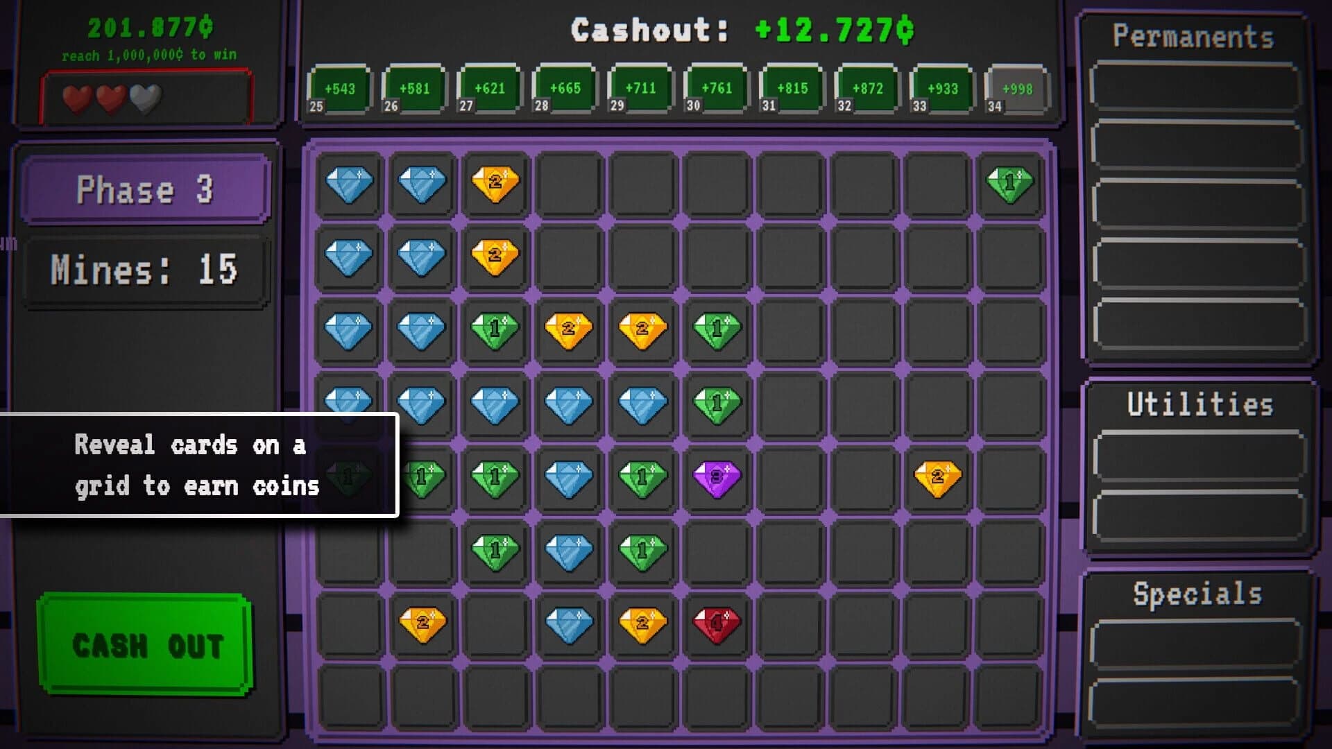 Coinsweeper screenshot 2