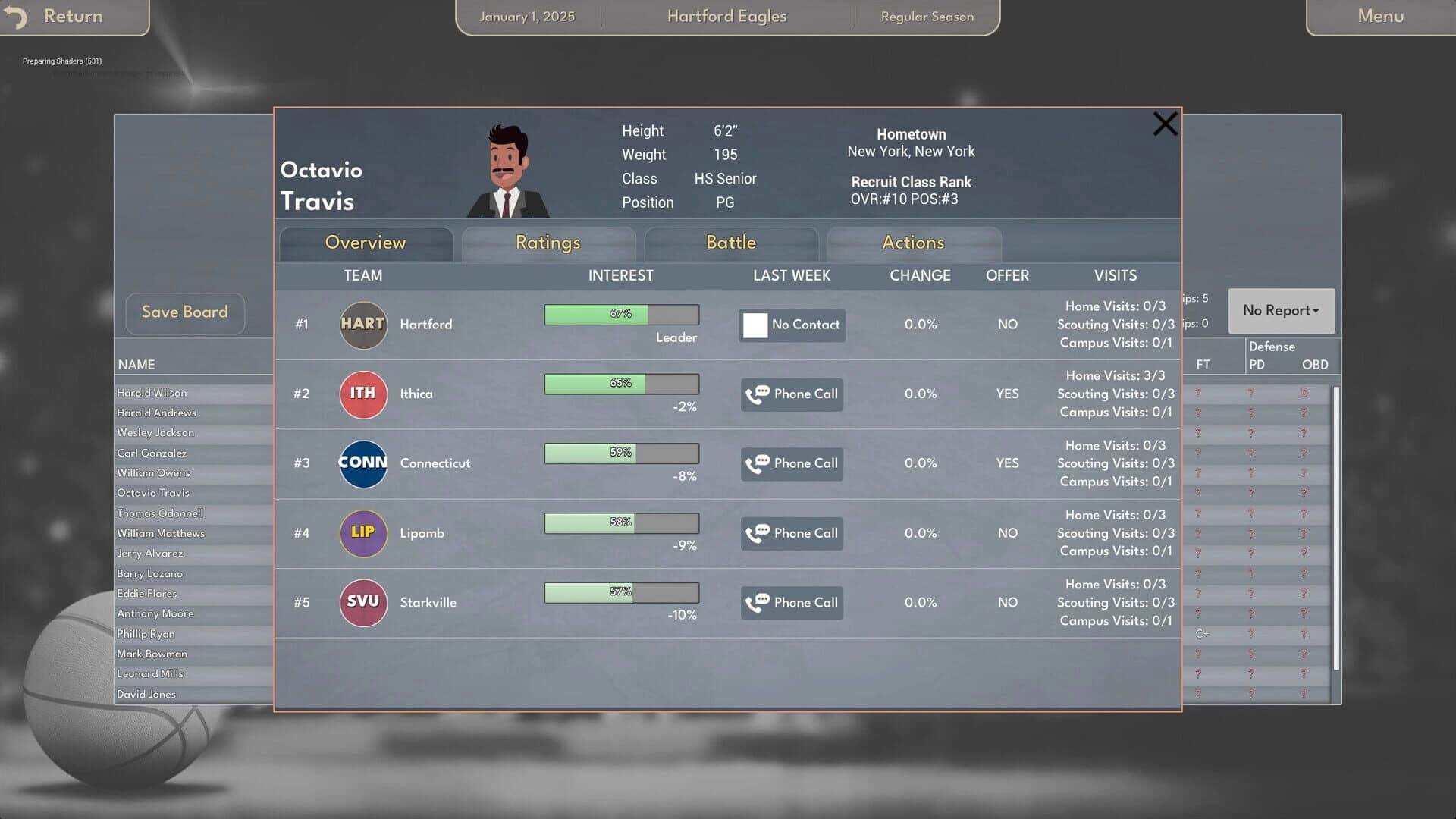 College Basketball Manager screenshot 4