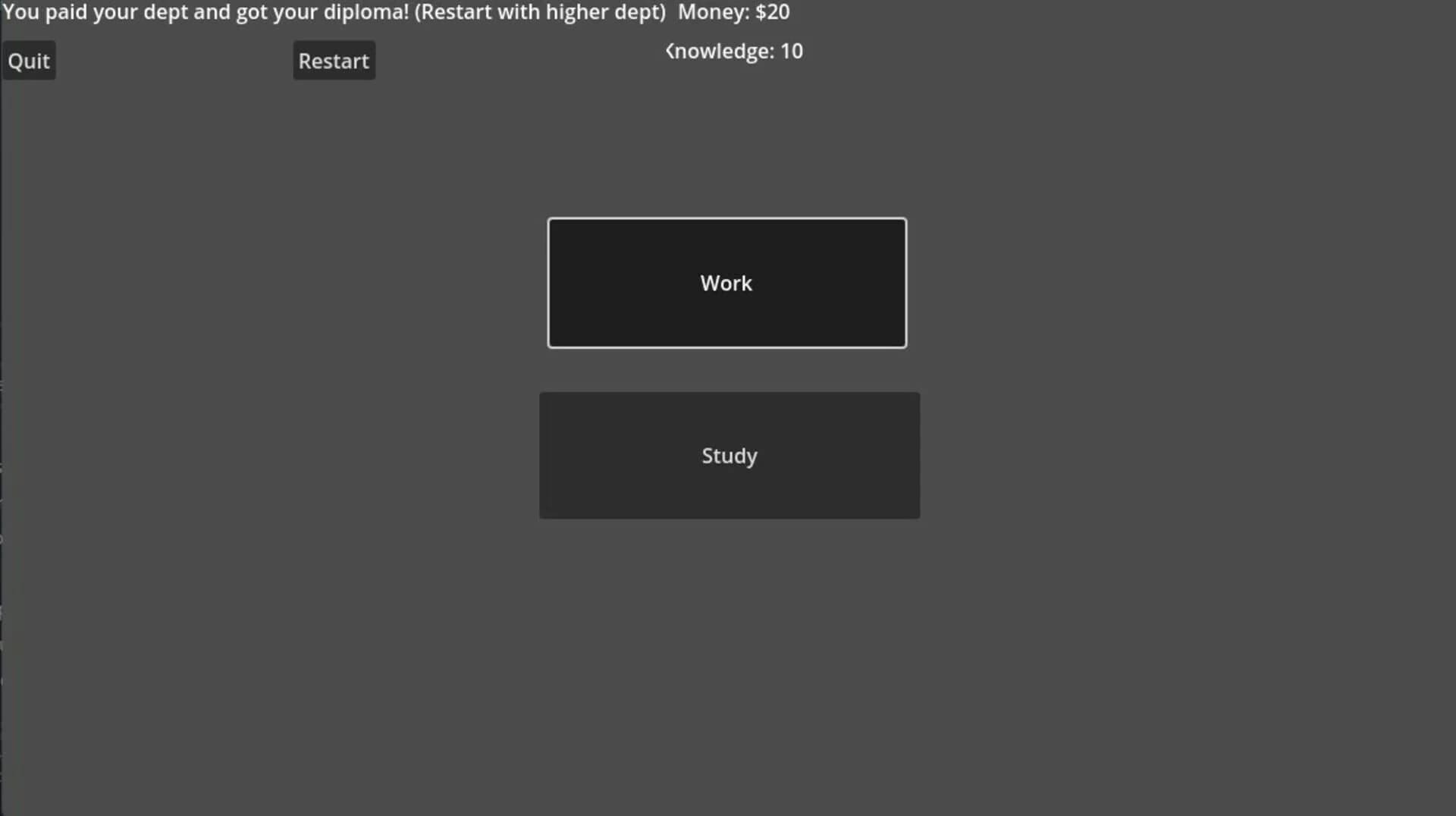 College Dept: The Game screenshot 3