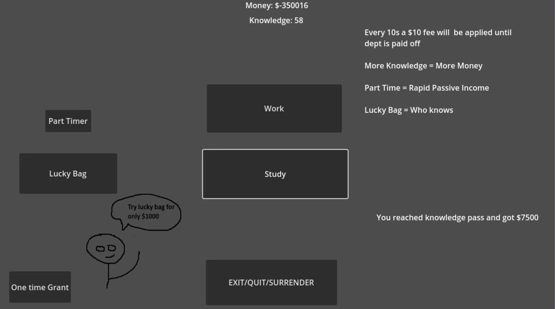 College Dept: The Game screenshot 2