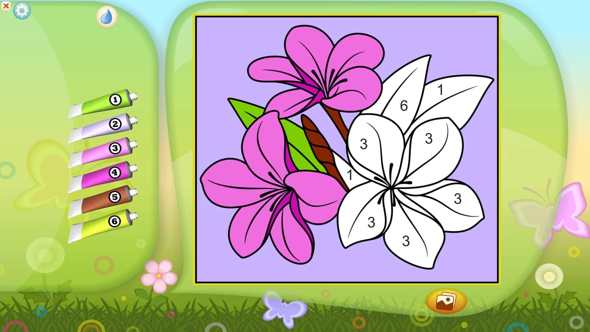 Color by Numbers - Flowers screenshot 4