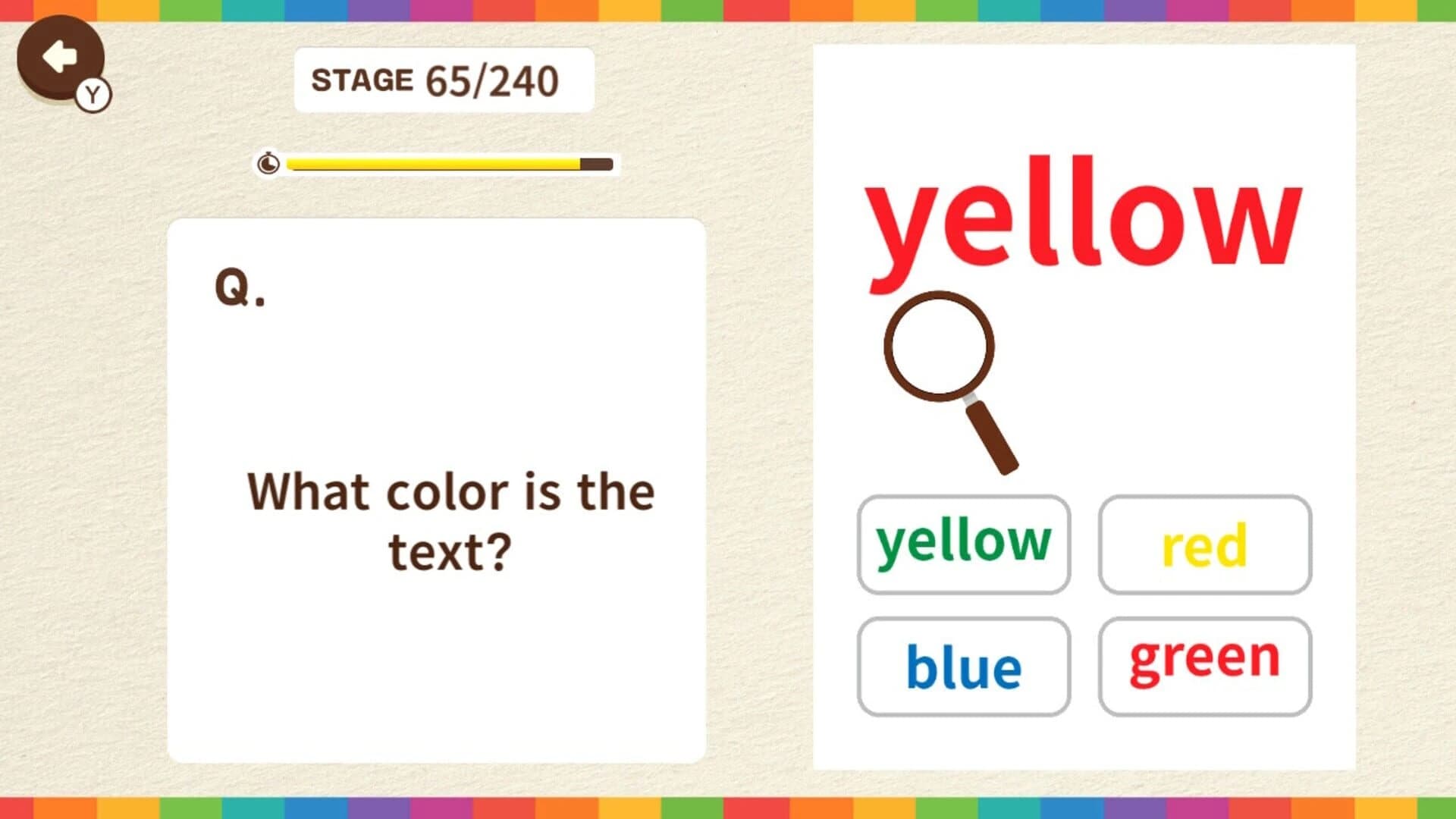 Color Mismatch Brain Quiz screenshot 2