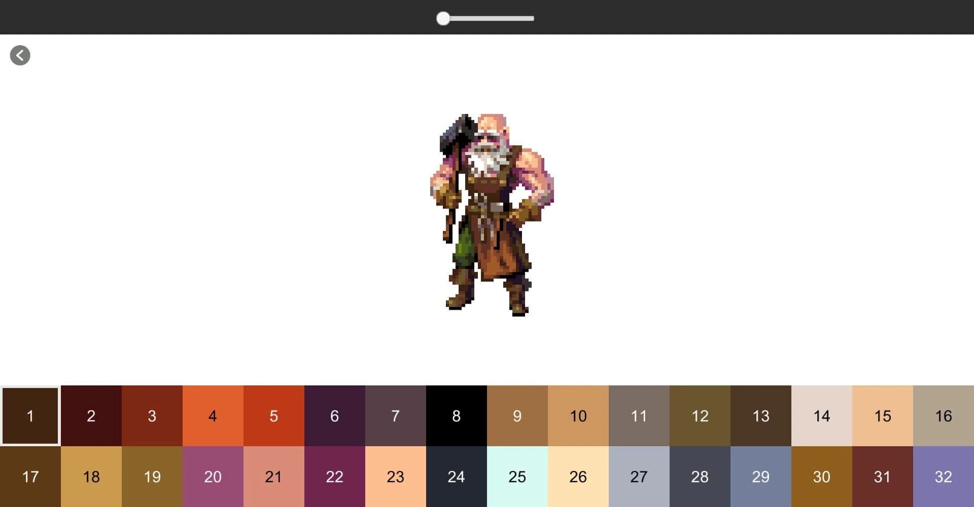 Coloring Pixel: Fantasy Characters screenshot 3