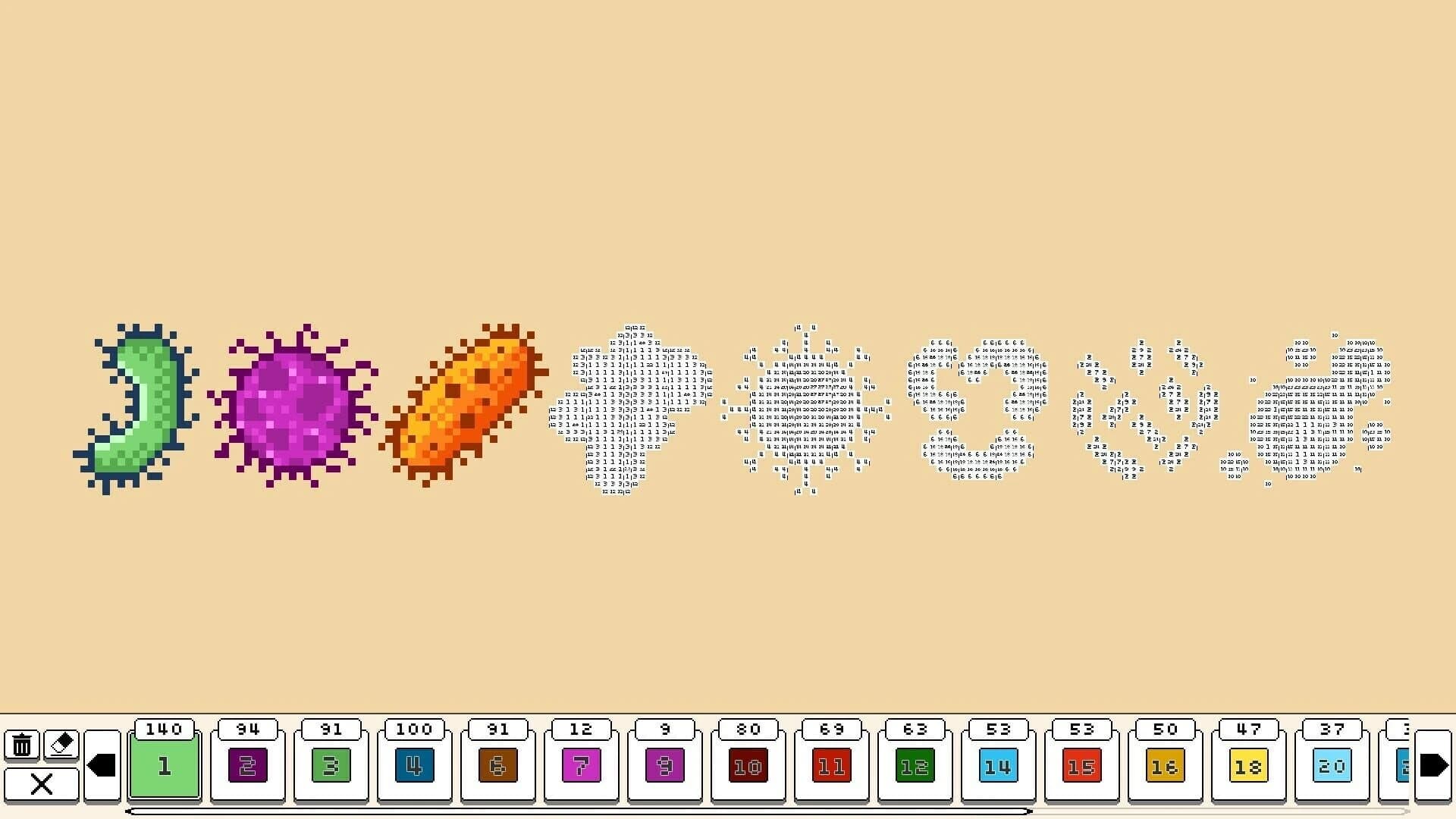 Coloring Pixels: Microscopic Pack screenshot 2