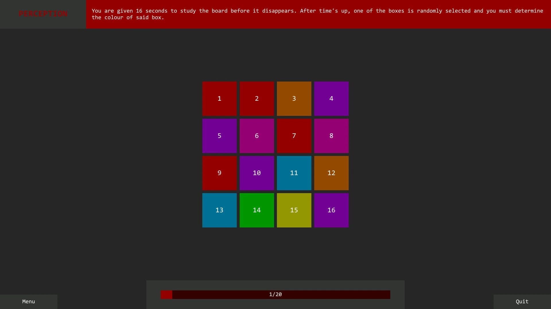 Colouration screenshot 1