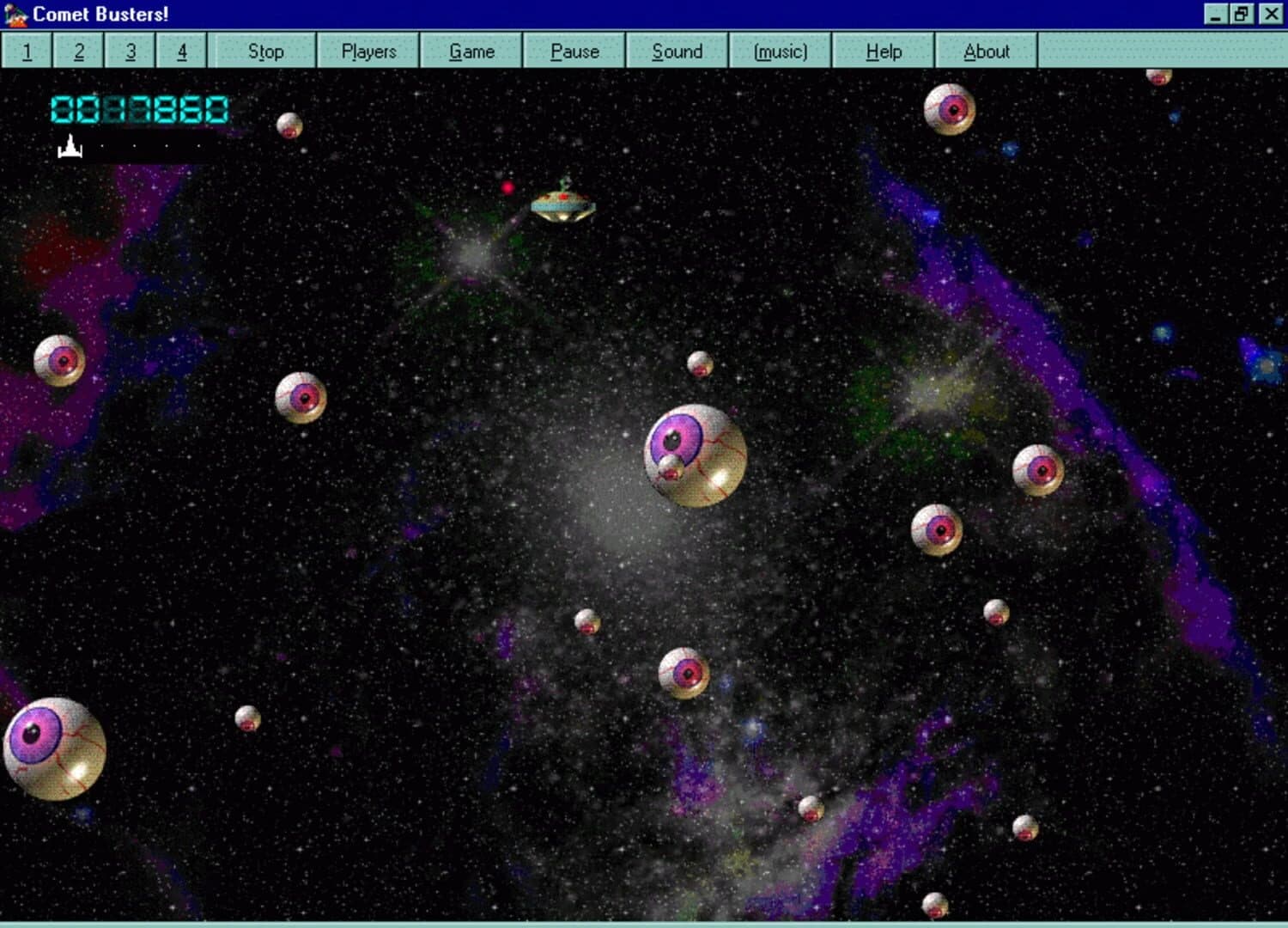 Comet Busters! screenshot 1