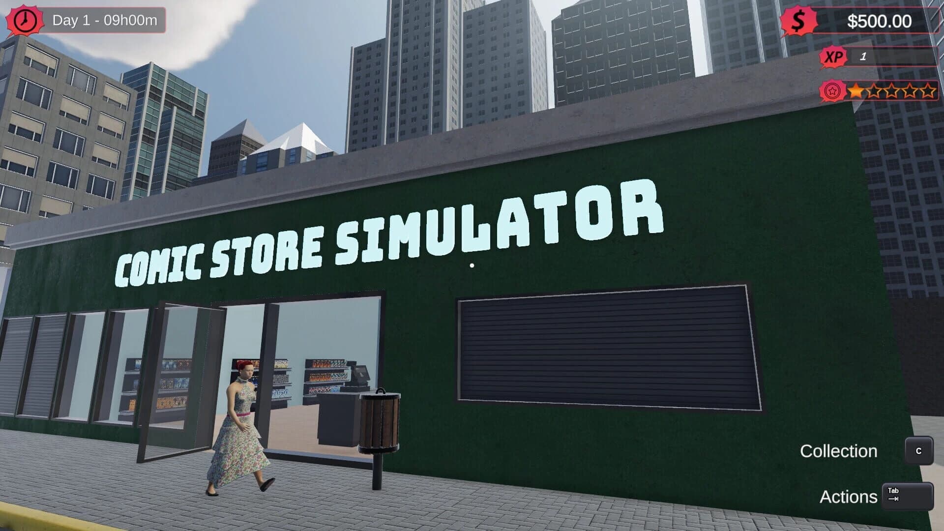 Comic Store Simulator screenshot 1