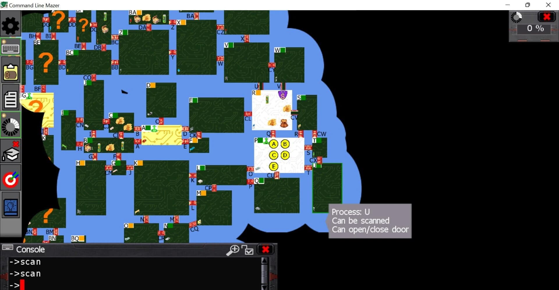 Command Line Mazer screenshot 1