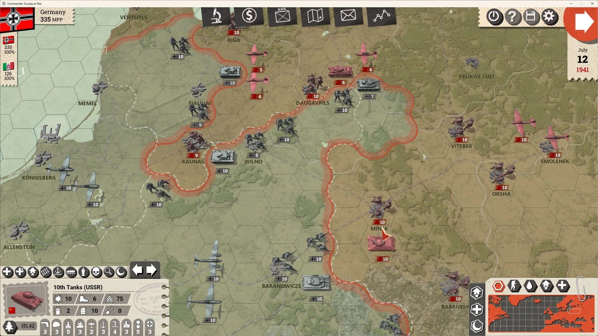 Commander: Europe at War screenshot 5