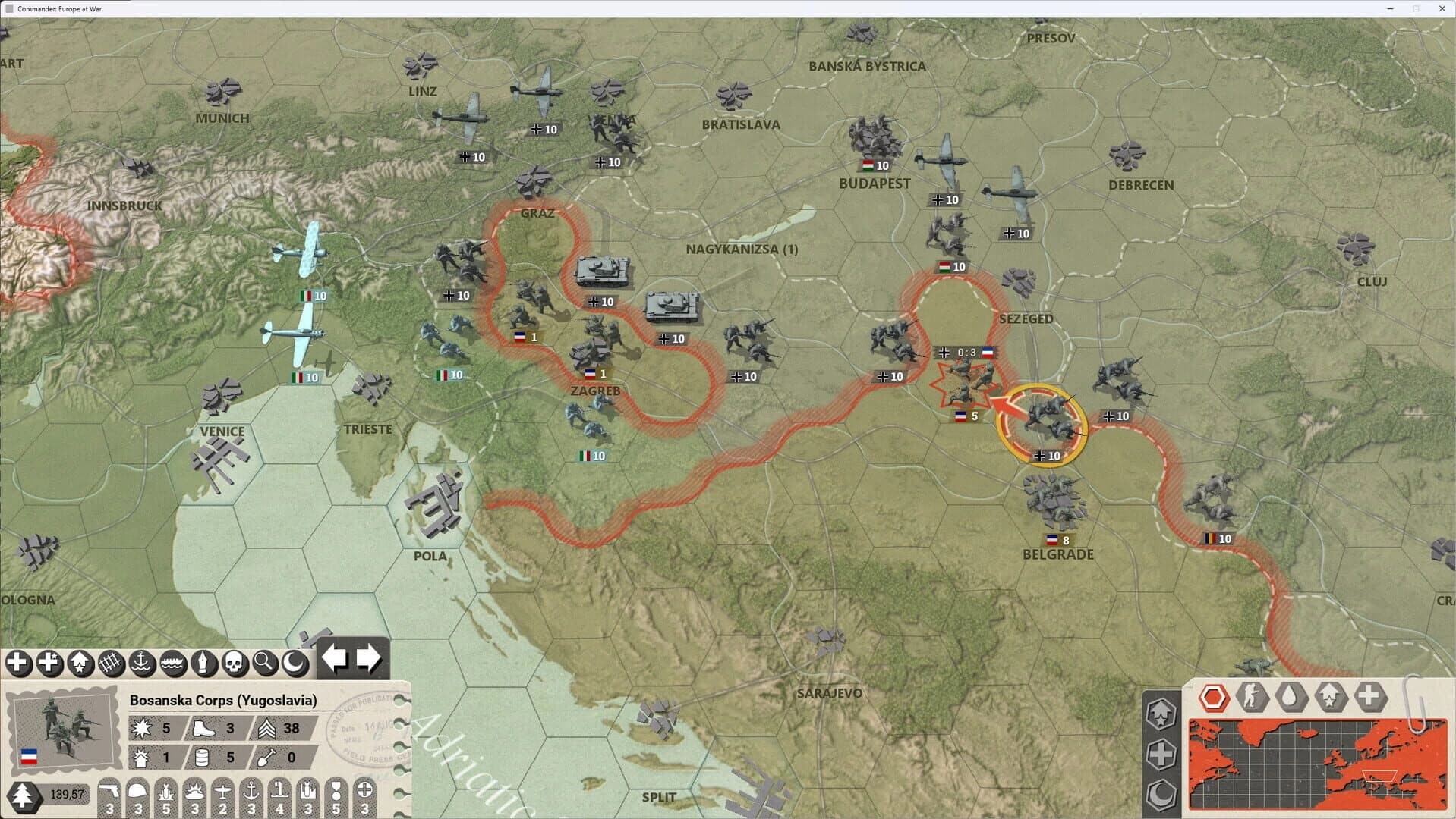 Commander: Europe at War screenshot 1
